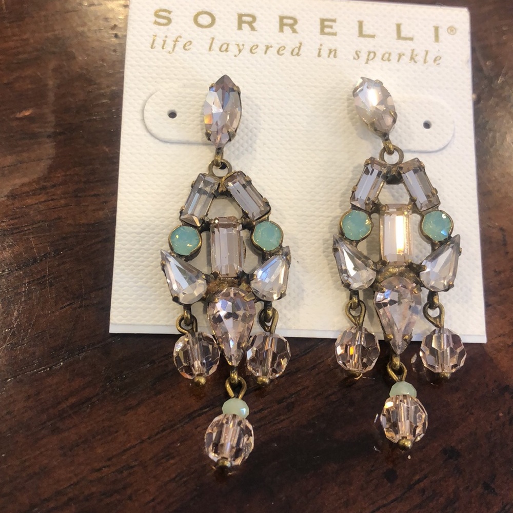 Sorrelli Apricot Agate & Mint Alabaster Earring-Boutique